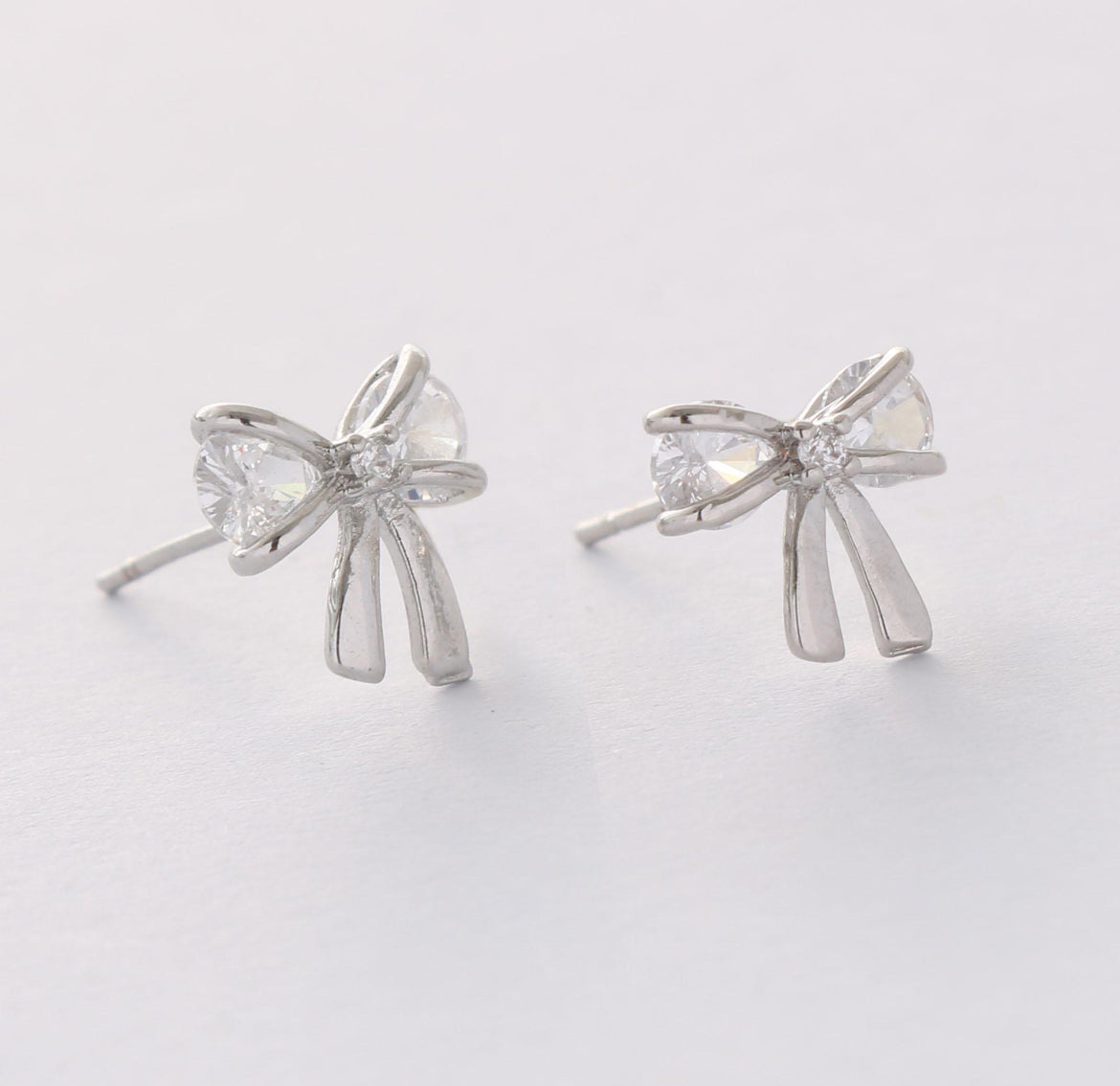 Silver Crystal Bow