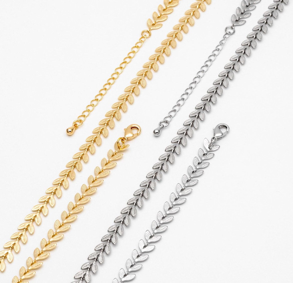 Silver Leafy Necklace