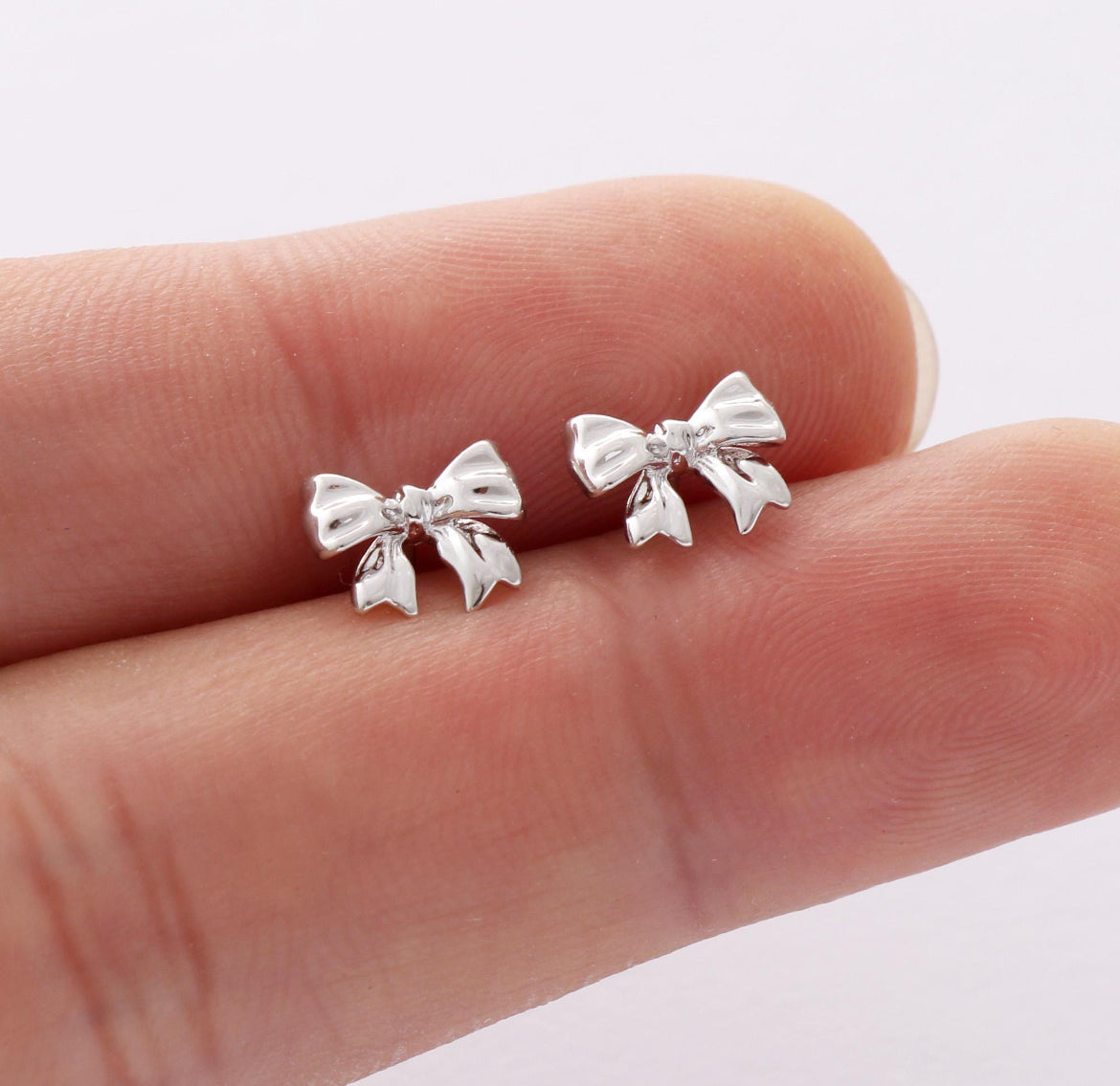 Silver Micro Girly Bows