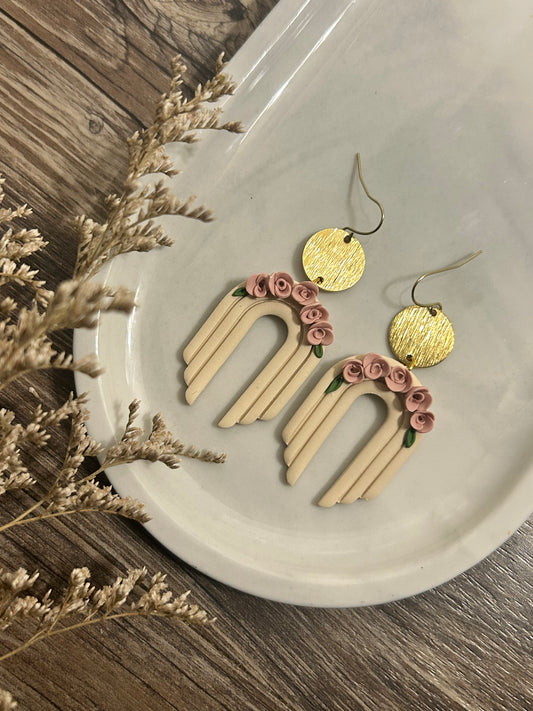 Cream Floral Cella