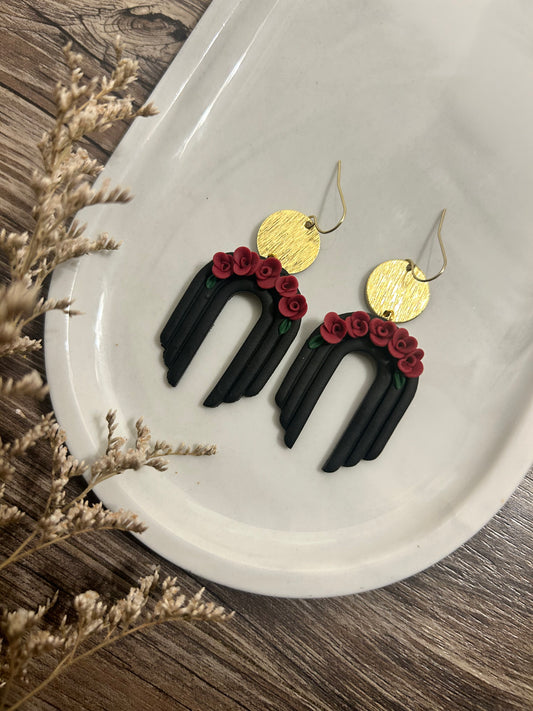 Black Floral Cella