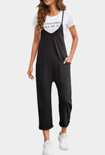 Load image into Gallery viewer, Black Pocketed Jumpsuit
