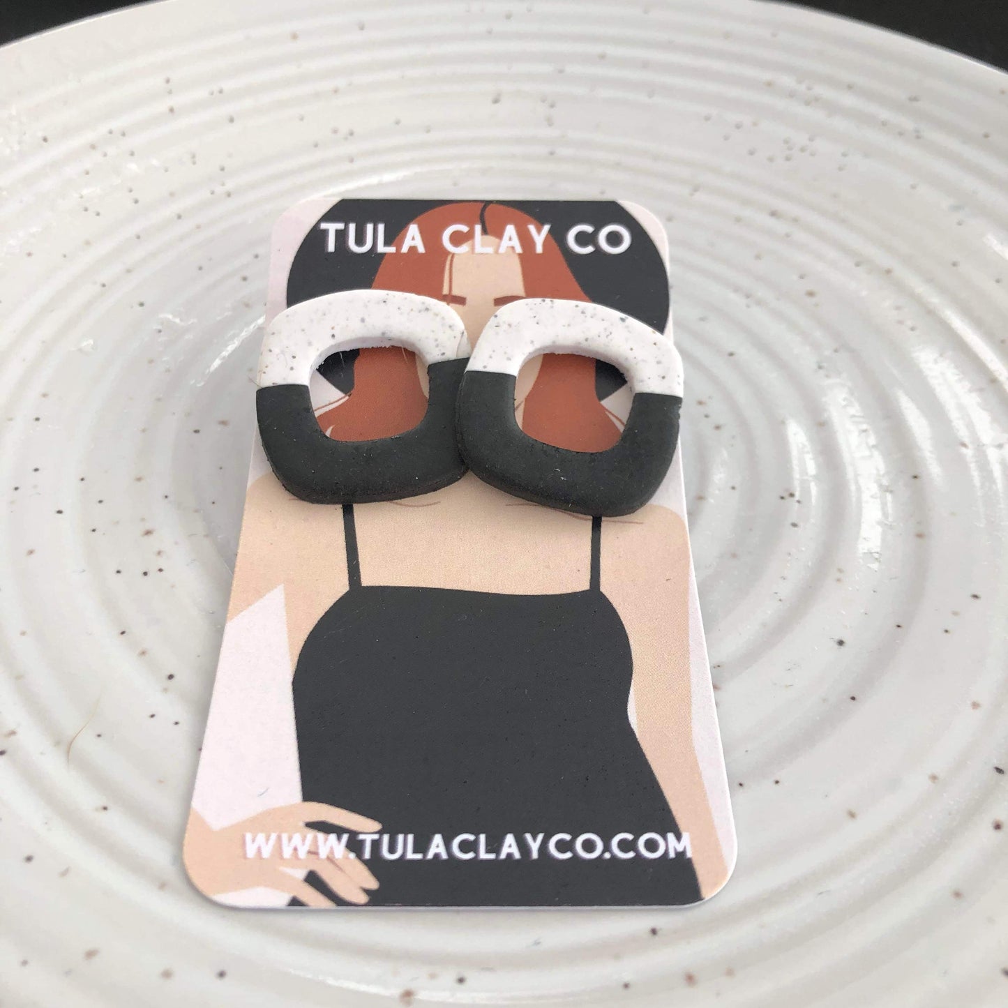 Oversized Two Color Studs
