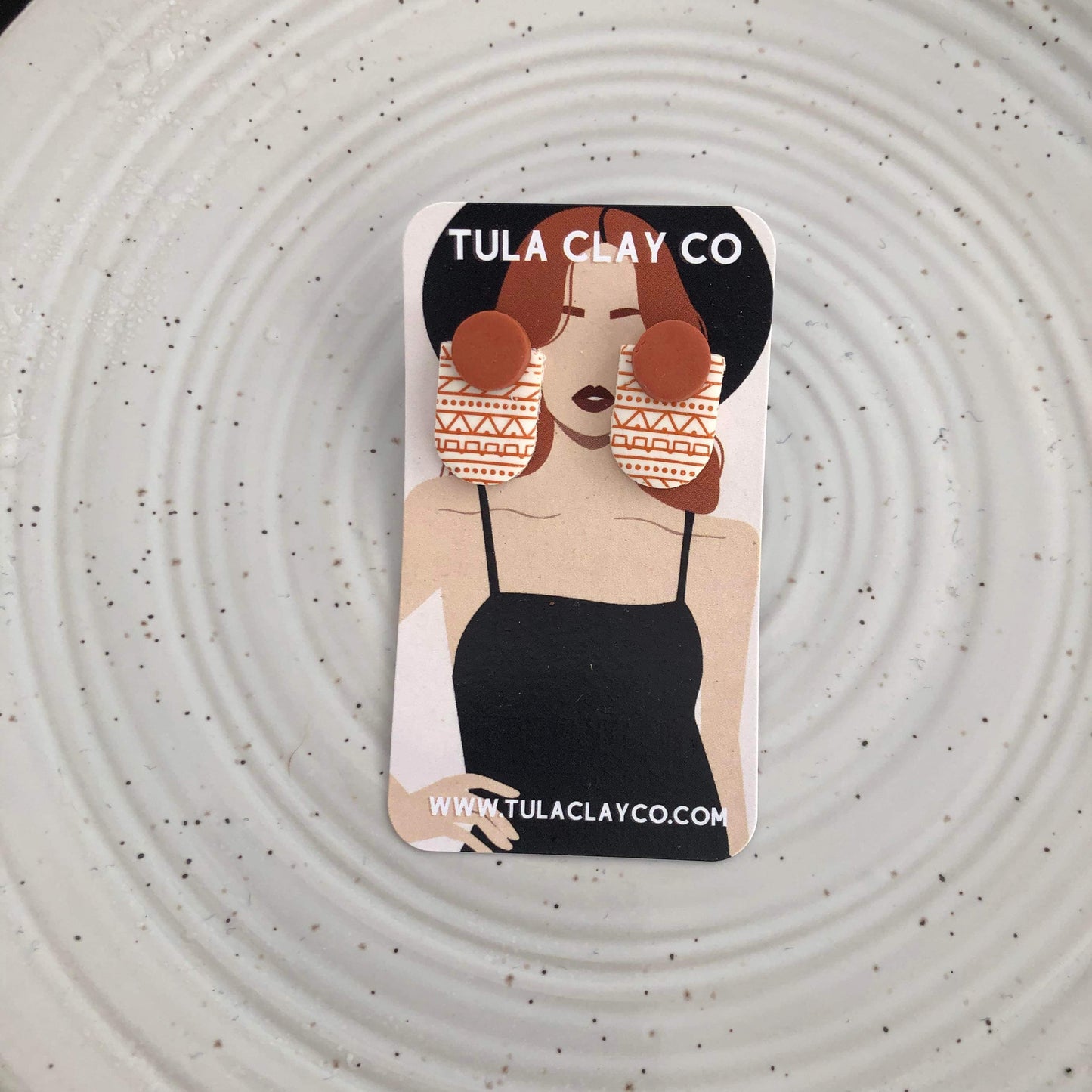 Boho Arch Stud Terracotta