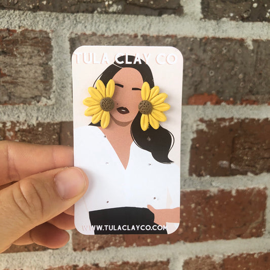 Half Sunflower Stud