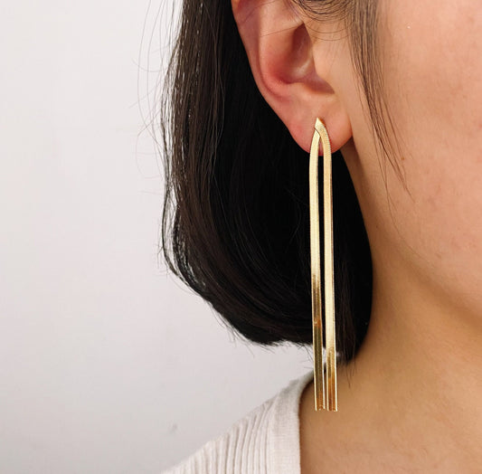 Long Gold Dangles