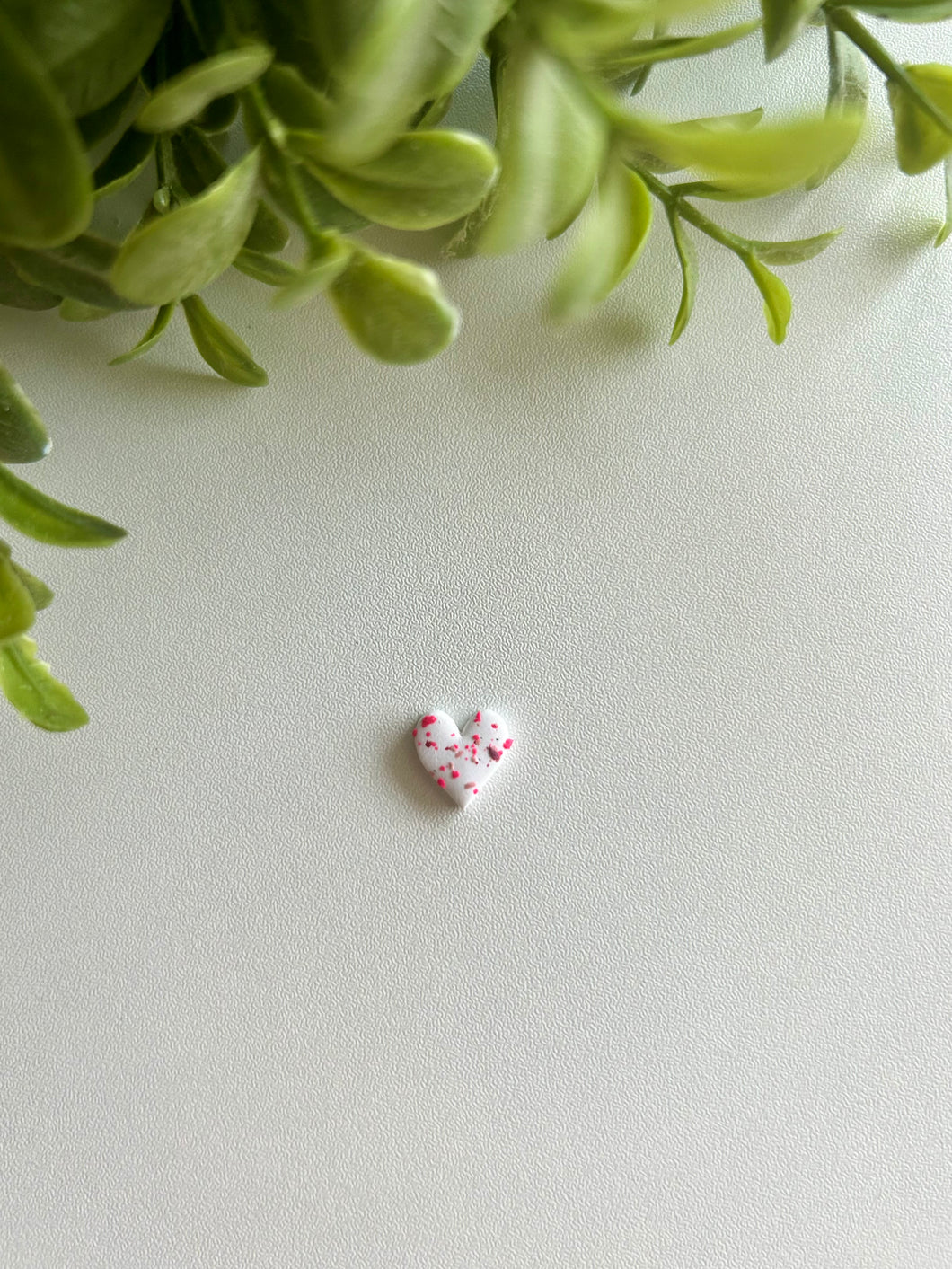 Speckled Heart Stud