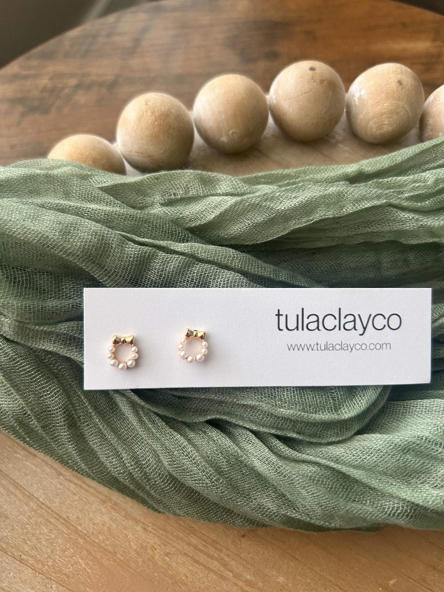 Pearl Wreath Studs