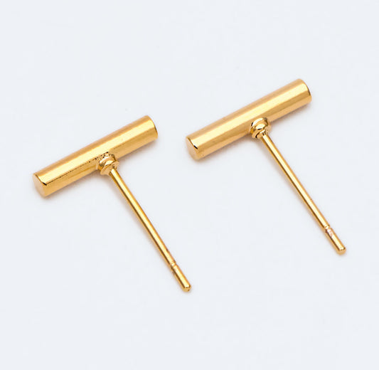 Gold Bar Stud