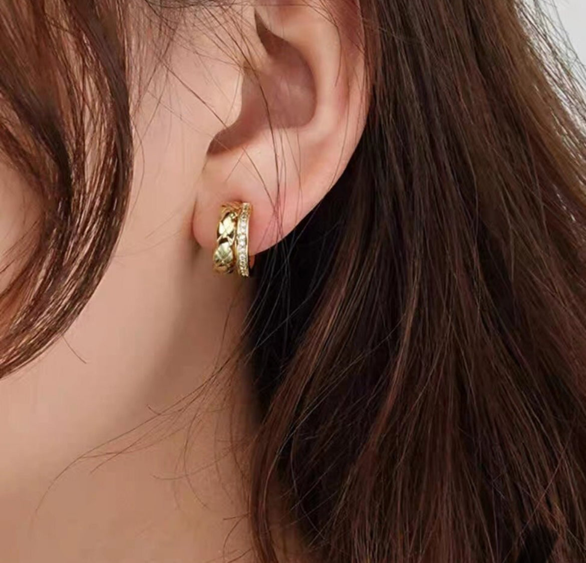 Double Banded Small Hoops
