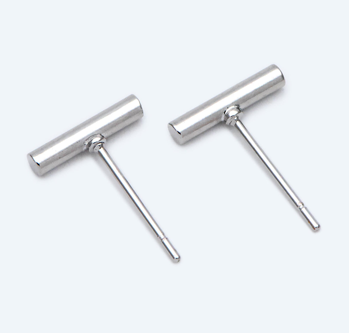 Silver Bar Stud