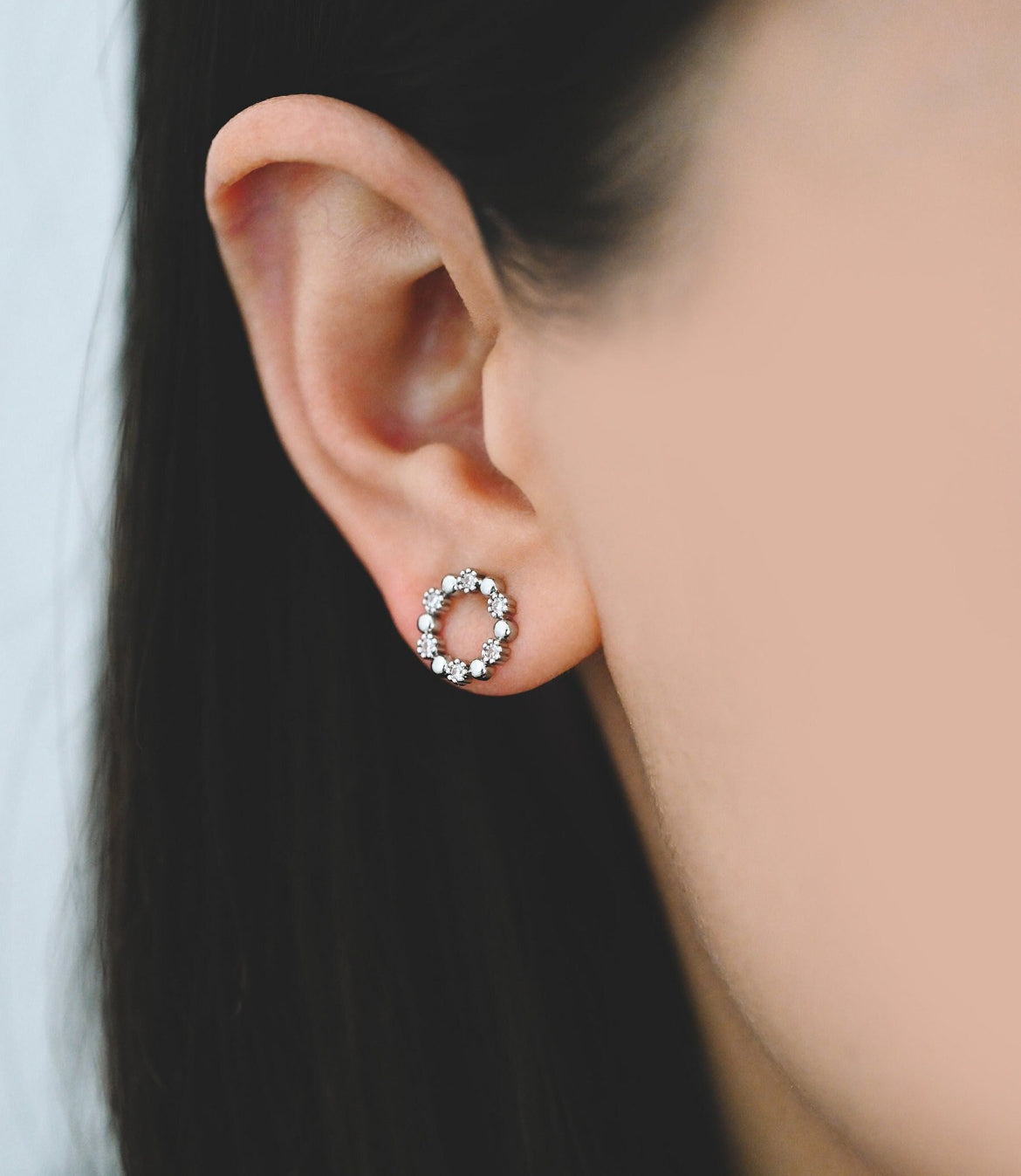 Silver Gilded Circles