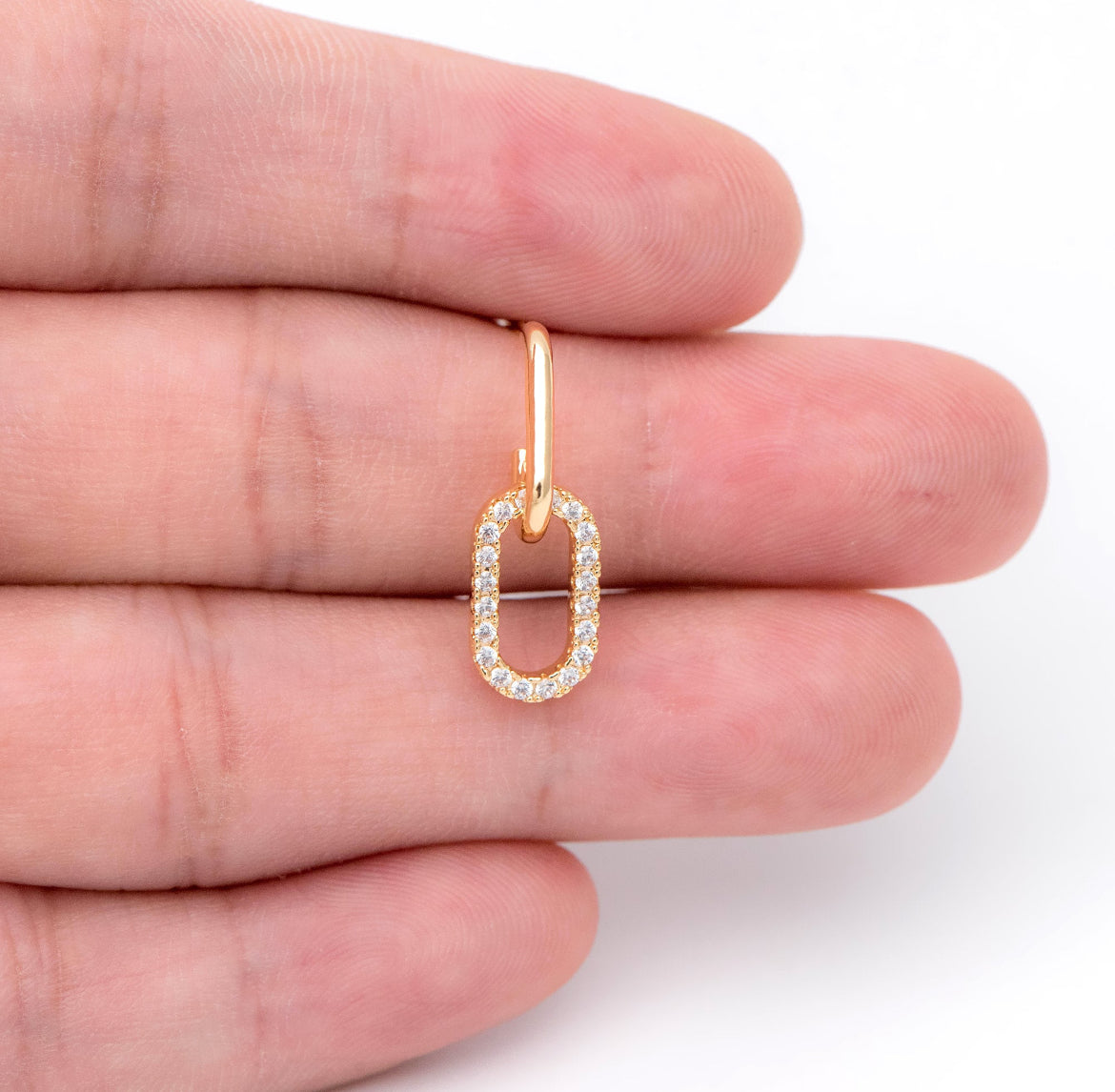 Gilded Link Studs