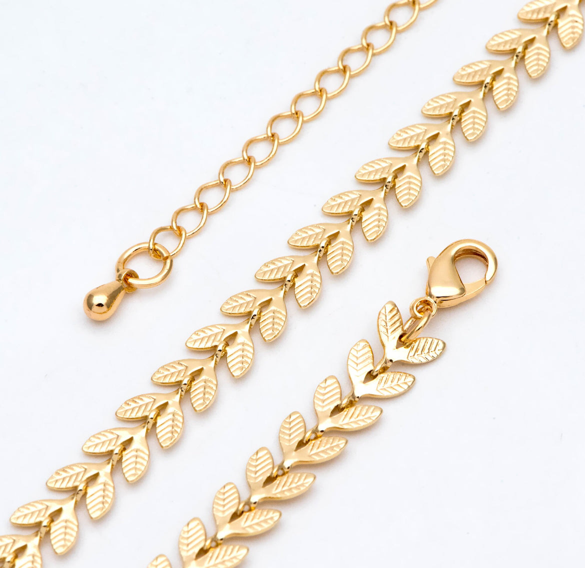 Gold Leafy Necklace