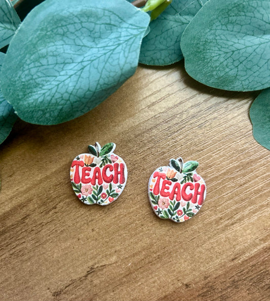 Teach Apple Stud