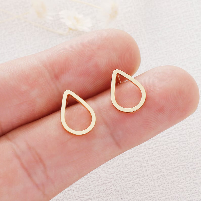 Teardrop Studs