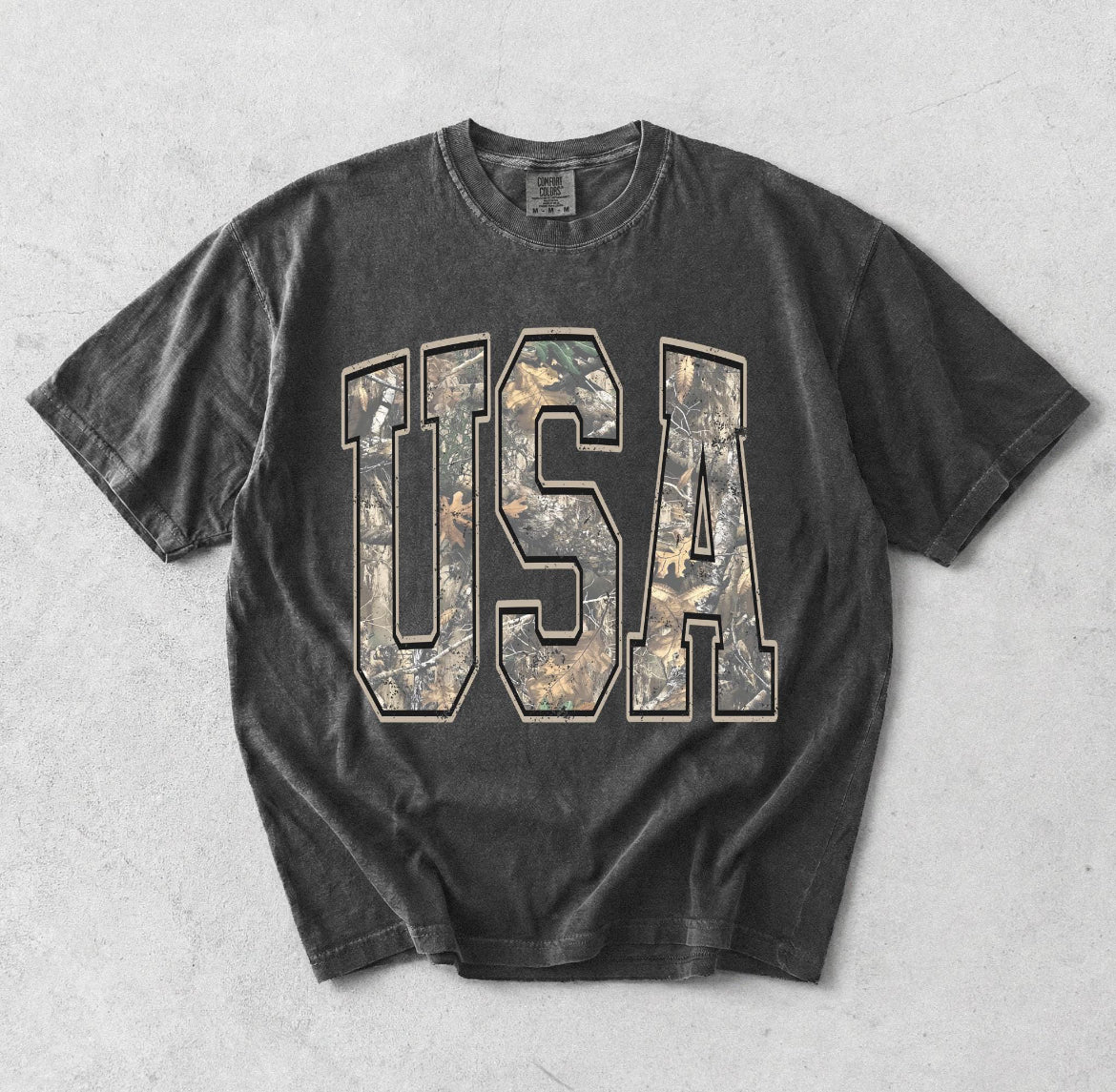Camo USA Tee