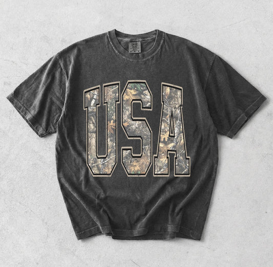 Camo USA Tee