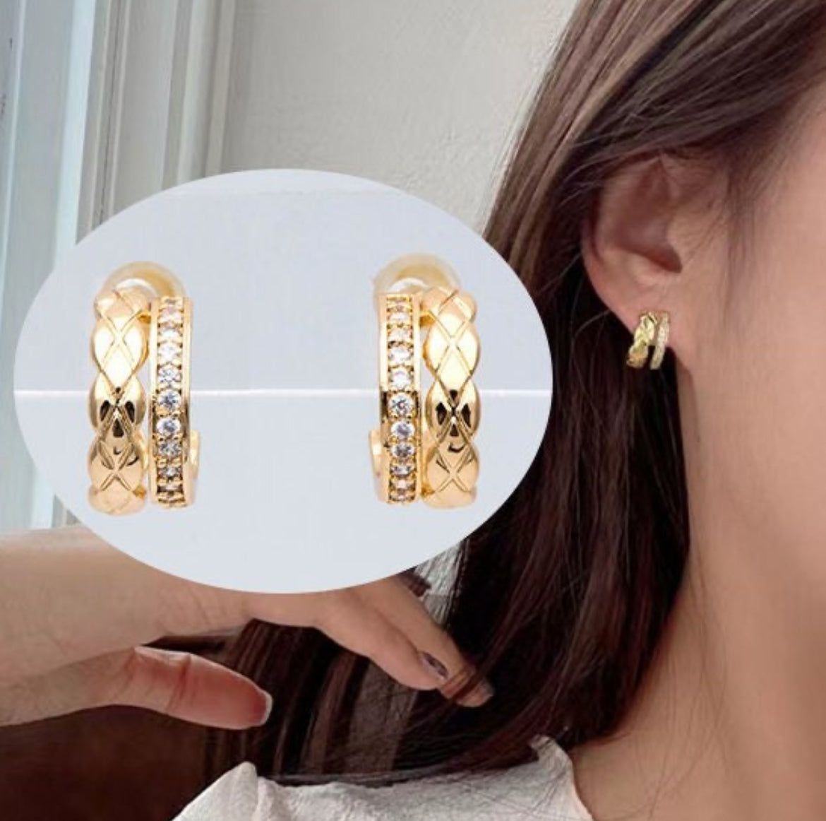 Double Banded Small Hoops