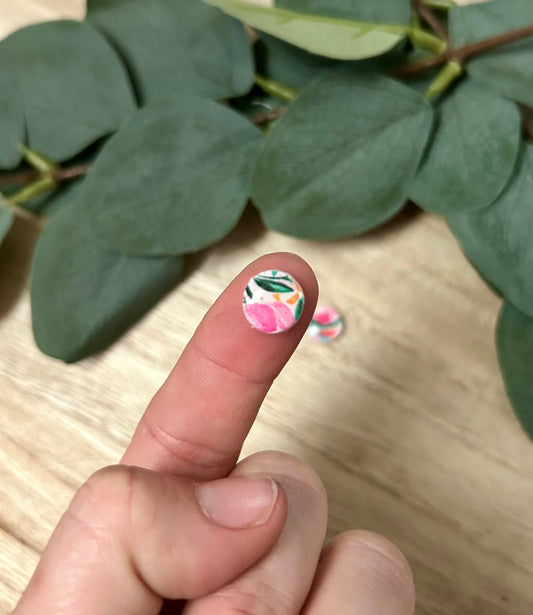 Floral Circle Studs