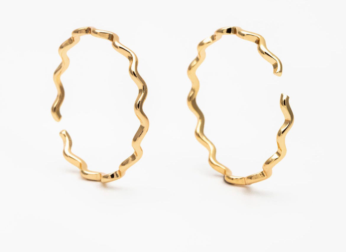 Gold Wavy Ring