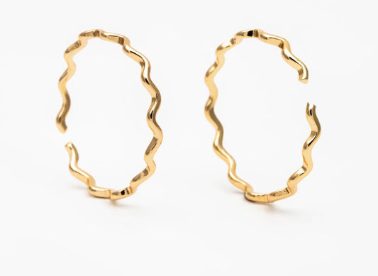 Gold Wavy Ring