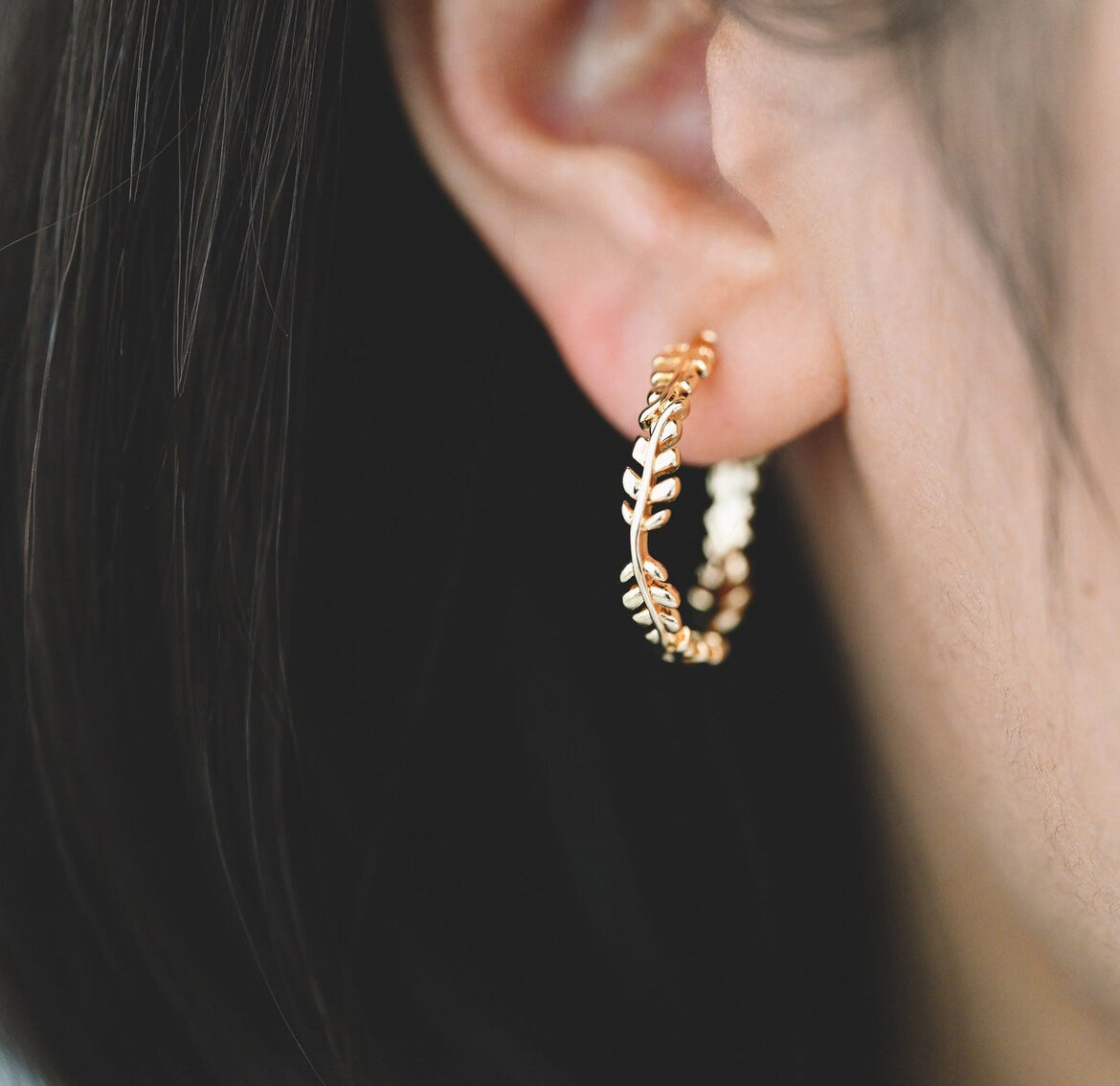 Leafy Hoops