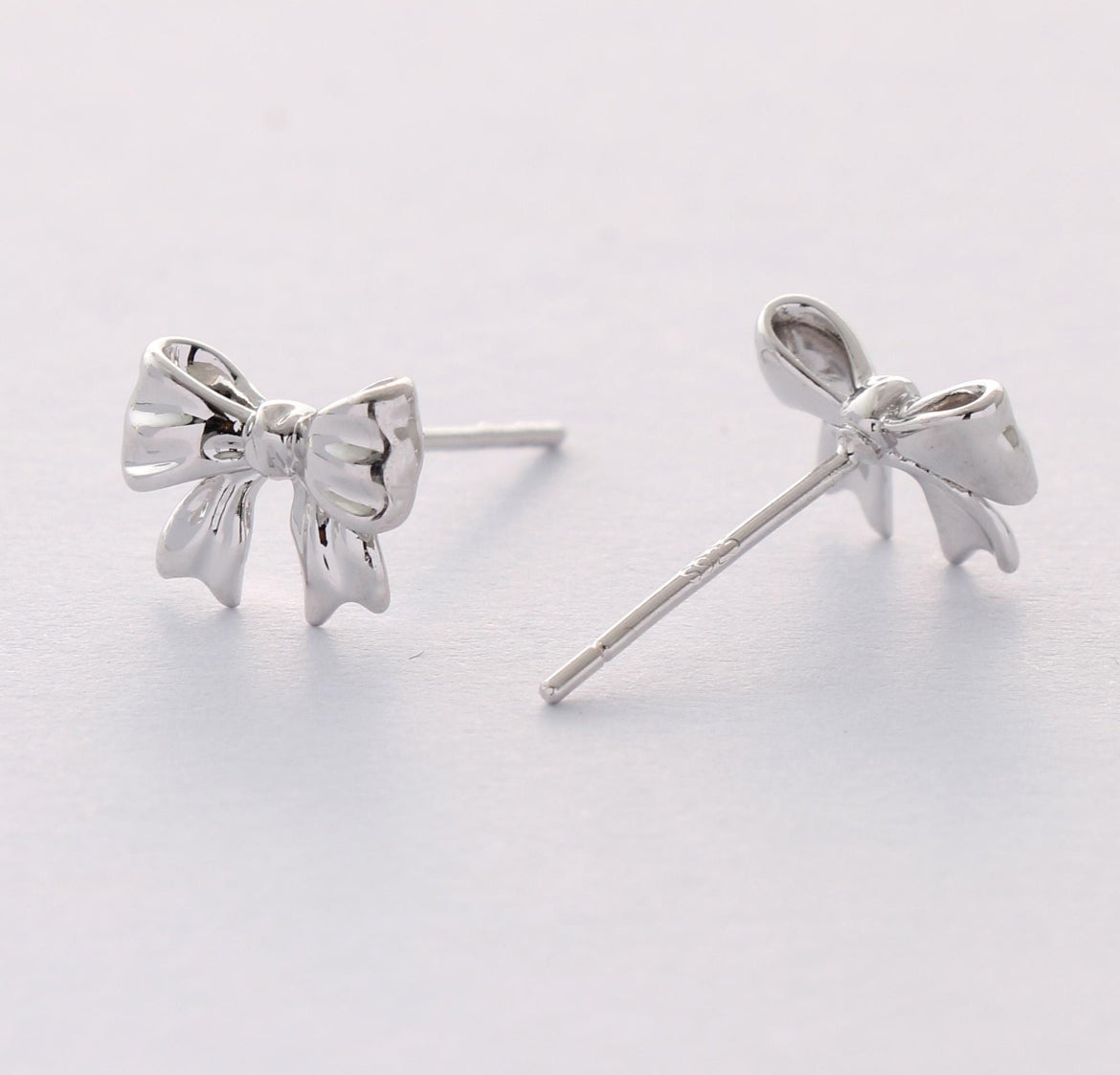 Silver Micro Girly Bows