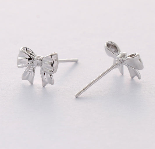 Silver Micro Girly Bows