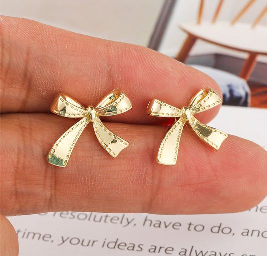 Gold Ribbon Bow