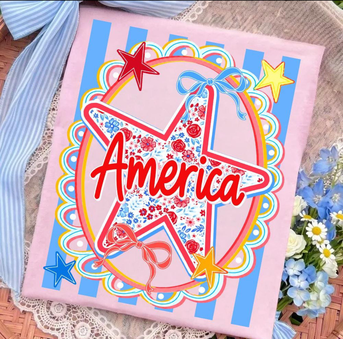 Preppy America Tee