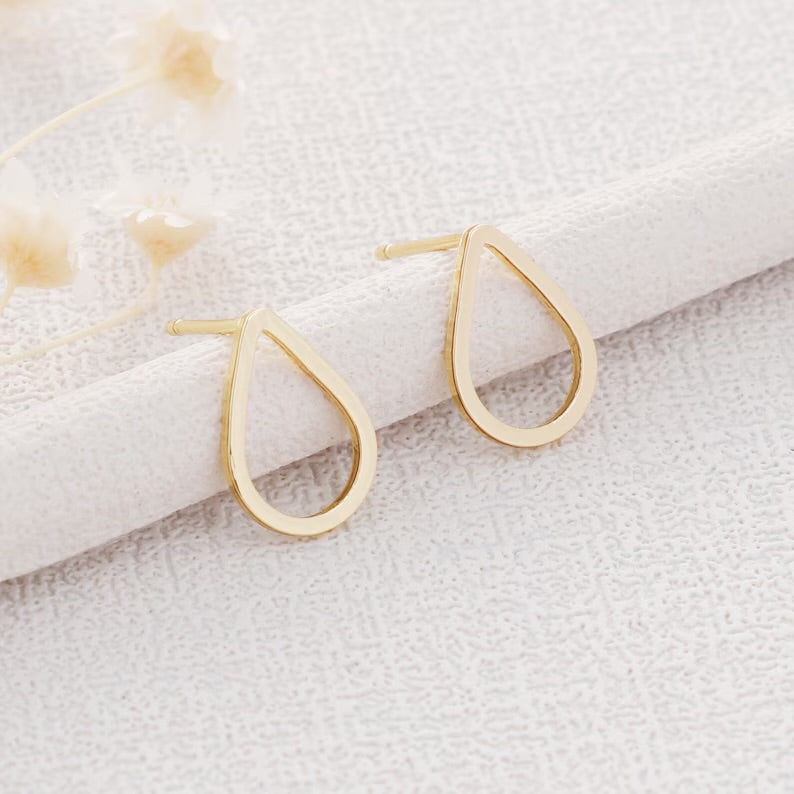 Teardrop Studs