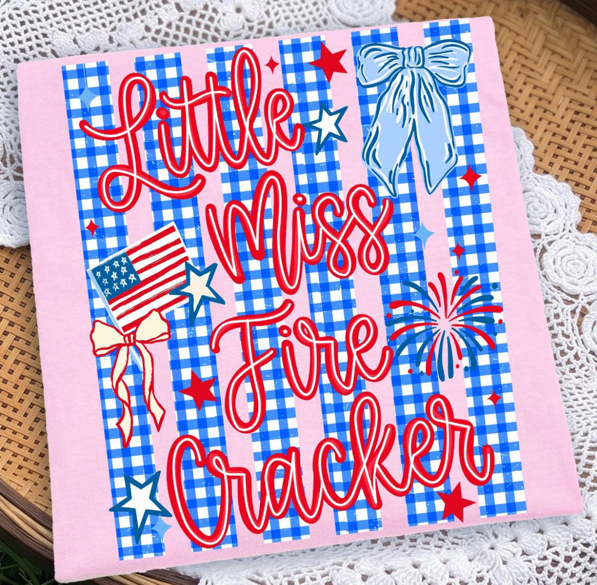 Little Miss Firecracker Tee