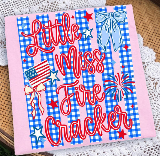 Little Miss Firecracker Tee