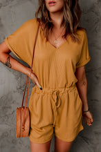 Load image into Gallery viewer, Mustard Knit Romper
