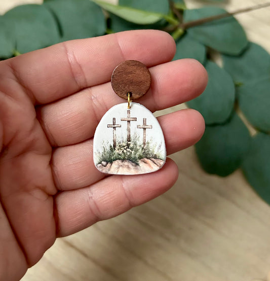 Three Wooden Crosses