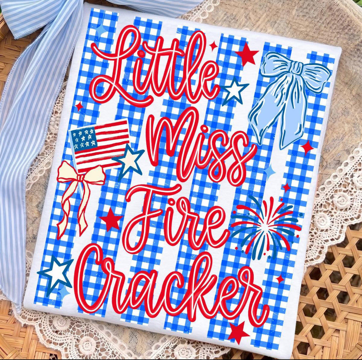 Little Miss Firecracker Tee