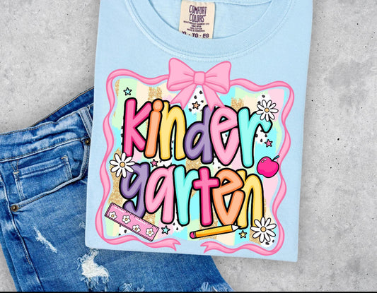 PreK-12 Preppy Pastel School Tee