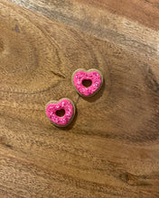 Load image into Gallery viewer, Heart Donut Studs
