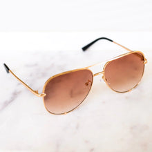 Load image into Gallery viewer, Alexa Aviators- Rose Gold
