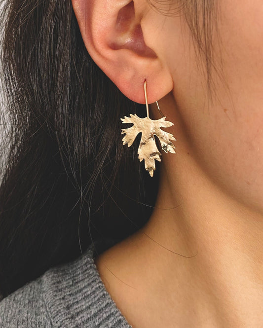 Maple Leaf Ear Hooks