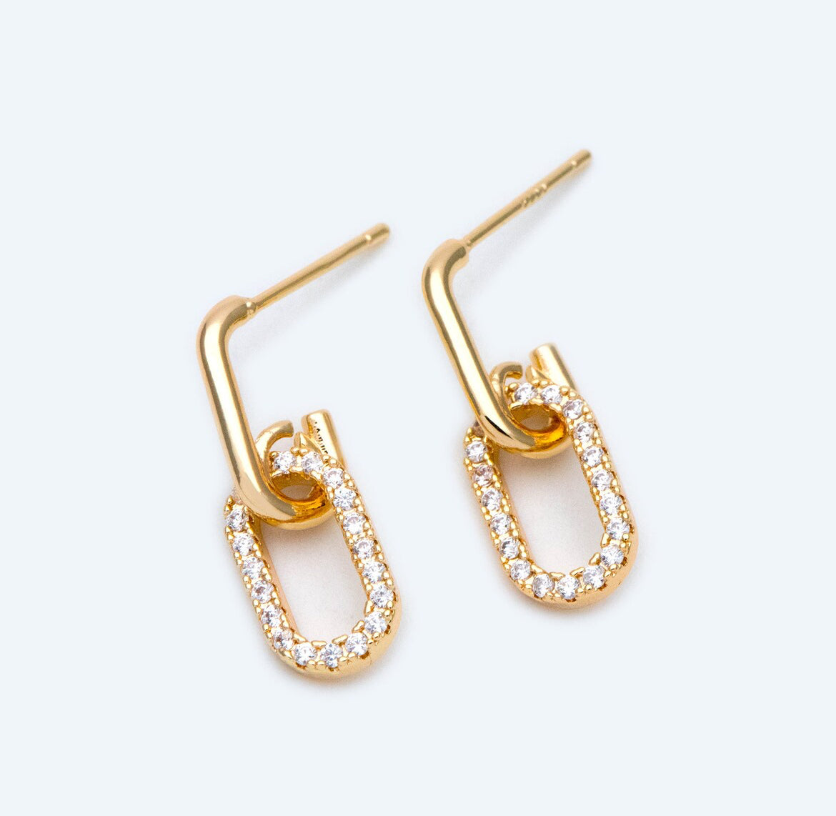 Gilded Link Studs