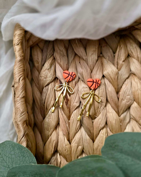 Basketball Bow Dangles