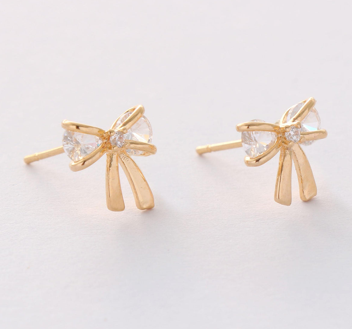 Gold Crystal Bow
