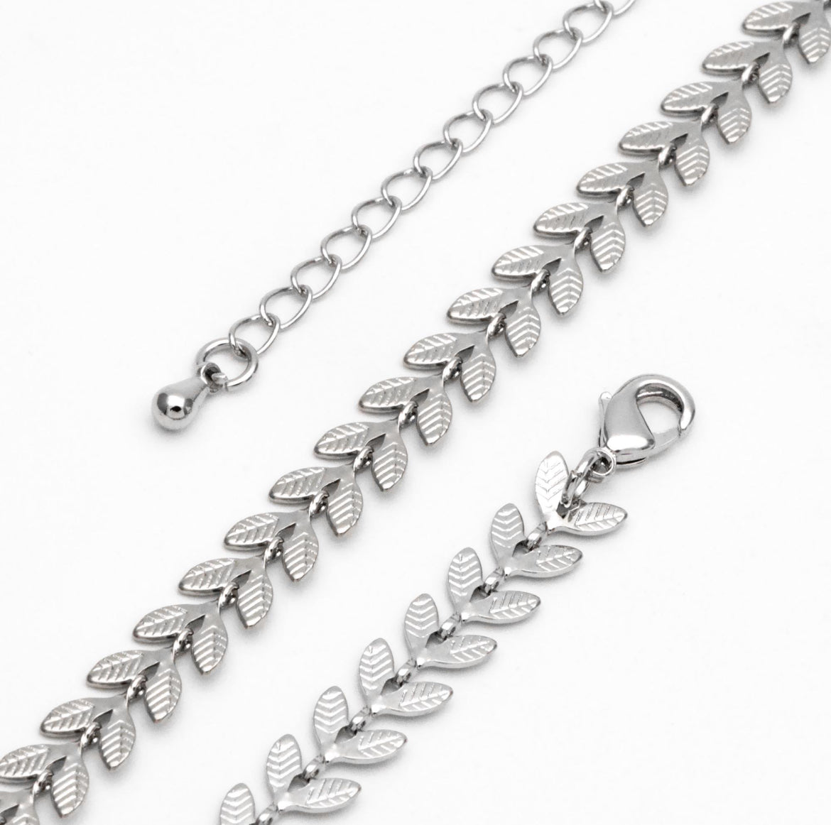 Silver Leafy Necklace