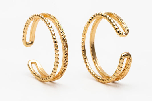 Gold Double Banded Ring