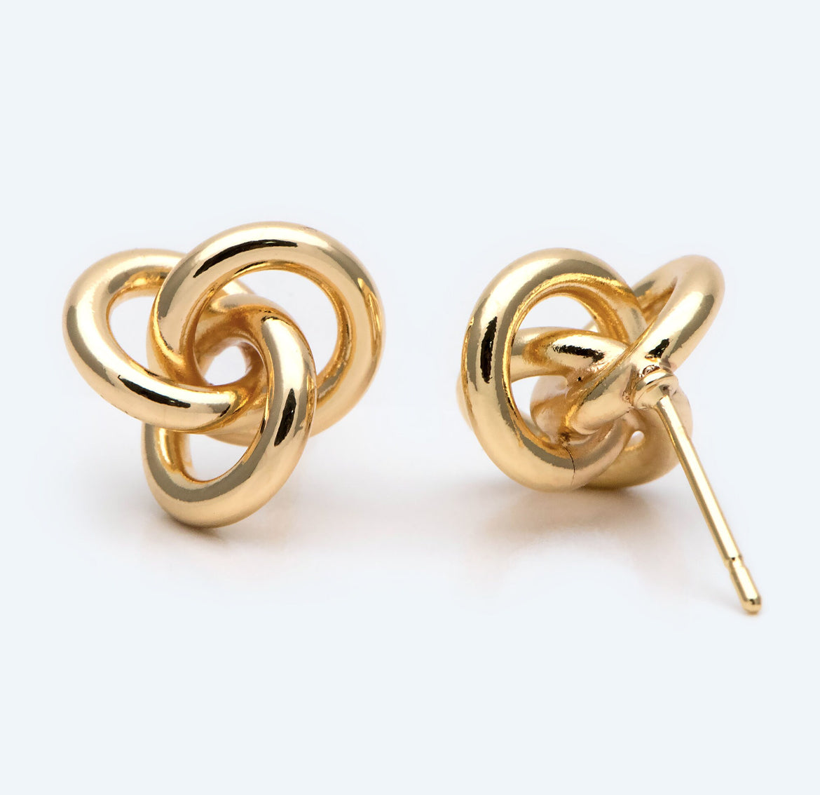 Gold Knot Studs