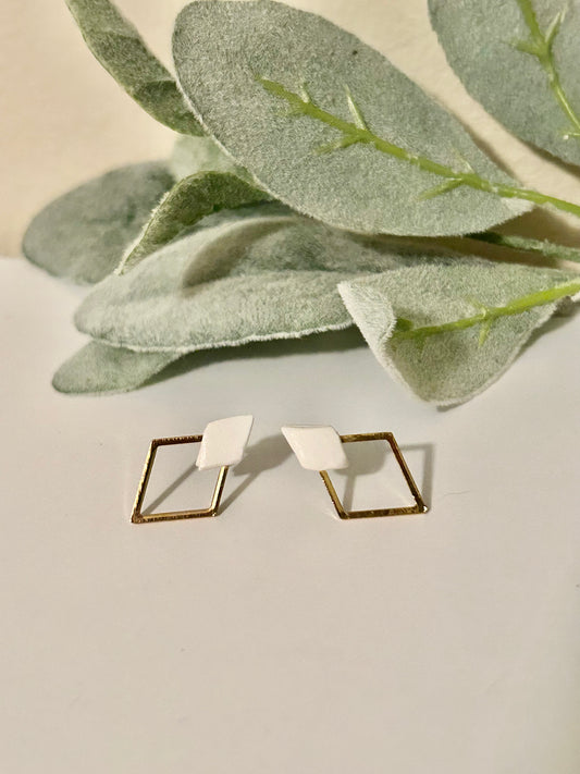 White Jasmine Studs