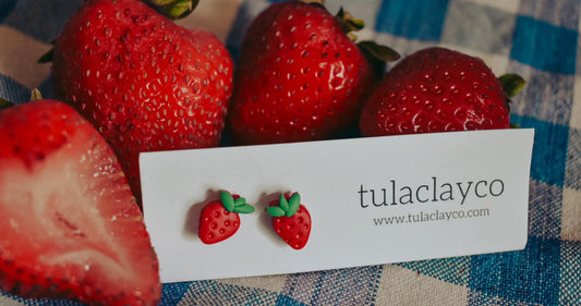 Strawberry Studs