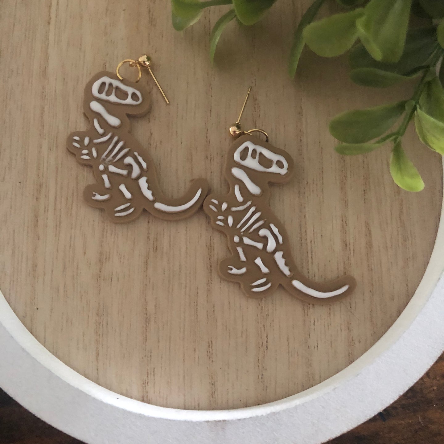 TRex Fossil Dangles